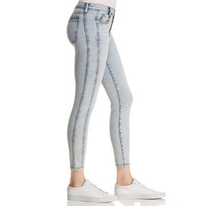 Current/elliott The 7-pocket High-rise Ankle Skinny Stiletto Jeans In Roller 27